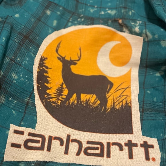 Vintage Flannel with patch - Picture 3 of 12